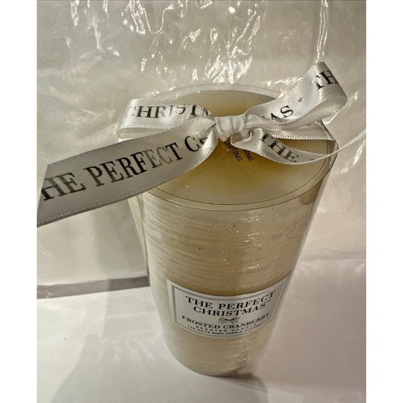 The Perfect Christmas Candle Frosted Cranberry Scented 6” Burns 85 Hours SEALED - Picture 3 of 7